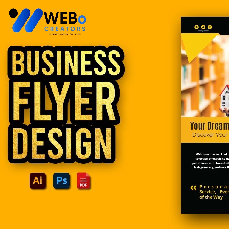 Creative Flyer Design for Moving Company in Seattle | Flyer for Removals Services