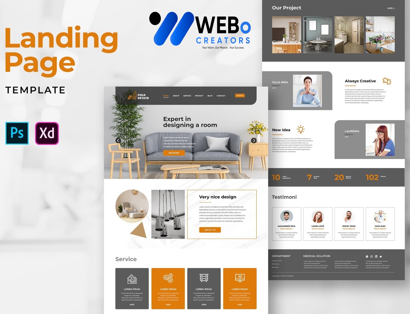 Creative Landing Page Designs, Themes, Graphic Elements for Seattle Businesses 2026
